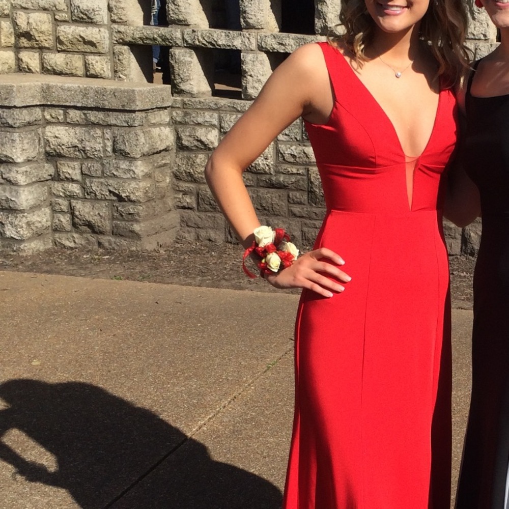 Red prom dress